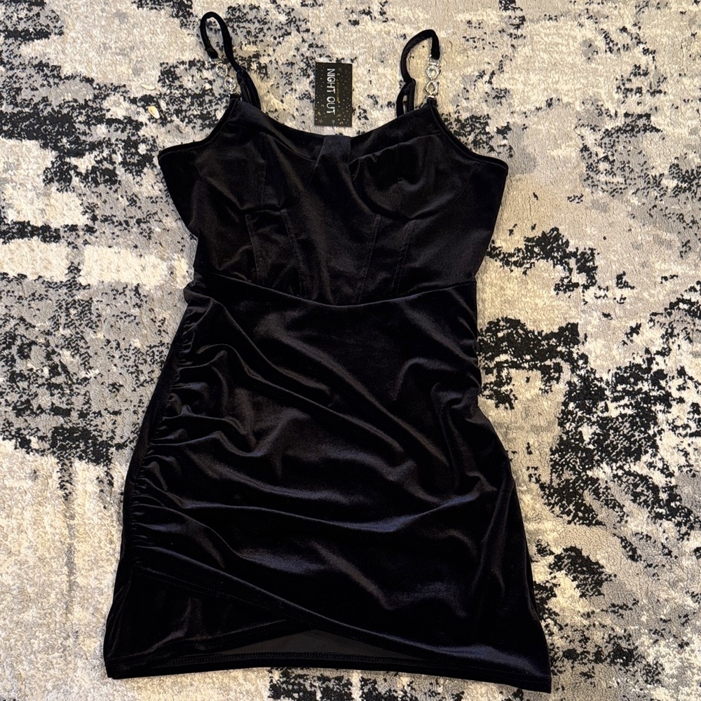 Black Velvet Corset  Dress